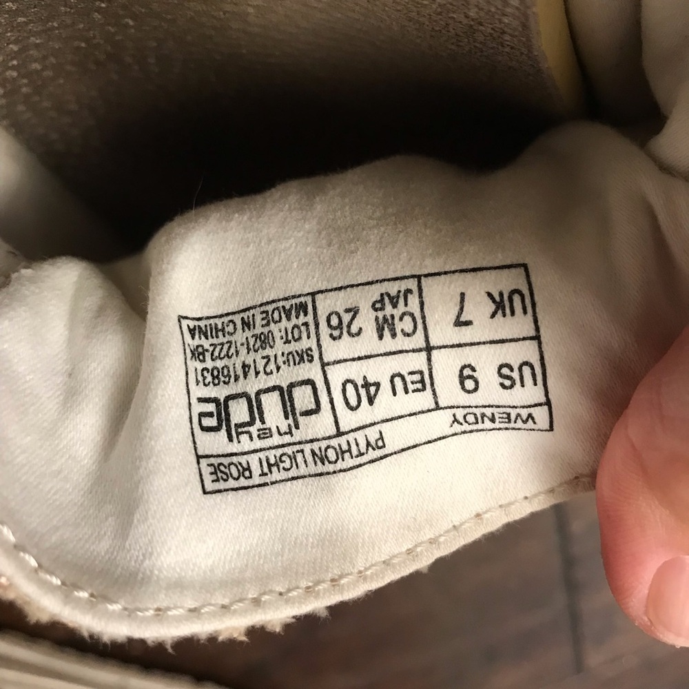 Hey Dude Wendy Python Light Rose - image 7